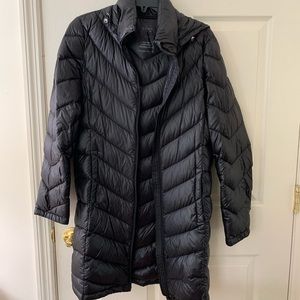 Calvin Klein Black Down lightweight Parka
